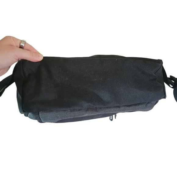 Bushnell Standard Backpack Padded Interior Multi Pockets Black Canvas White Logo main image 11